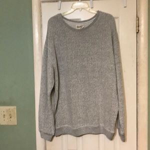 Heather grey sweater